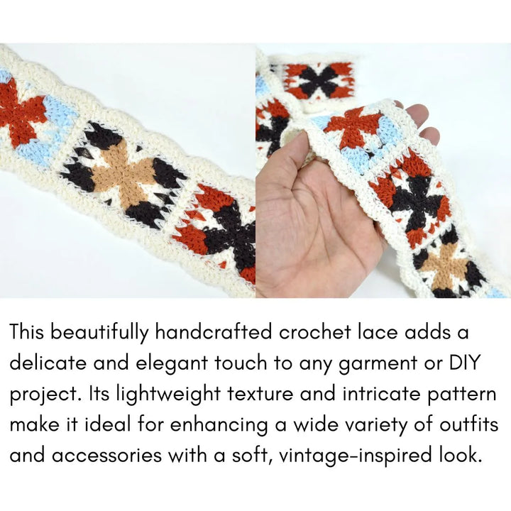 Crafted Crochet Floral Lace