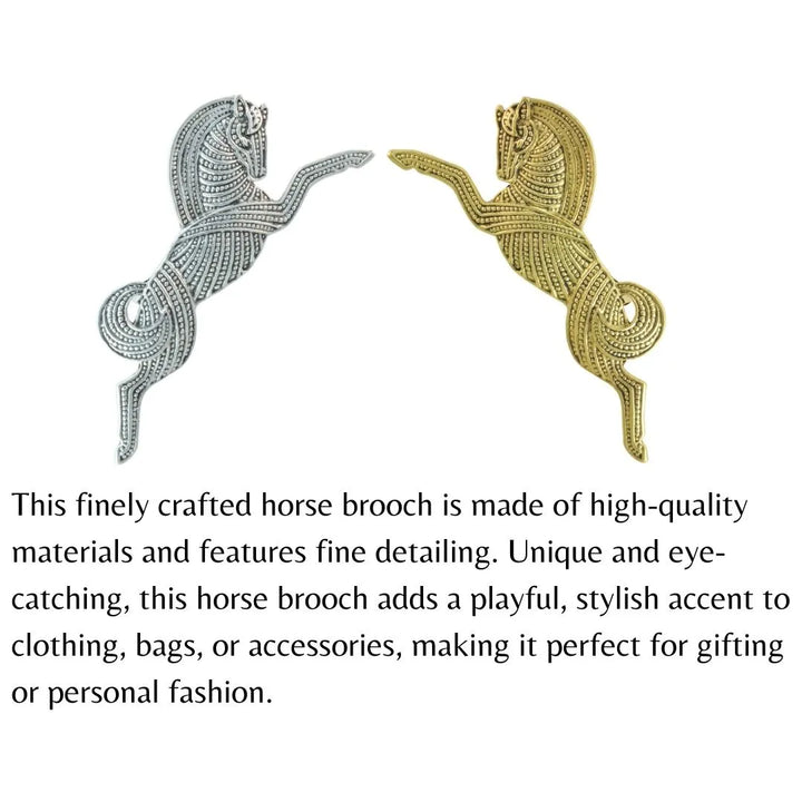 Horse Design Brooch Pin