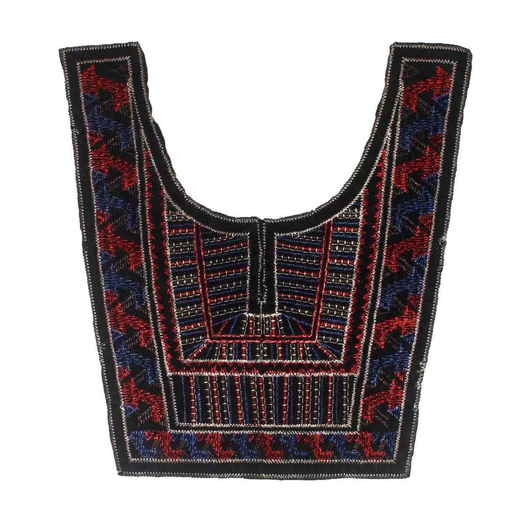 U Shape embroidery ethnic neckline by Ani Accessories featuring intricate threadwork, graceful curves and premium craftsmanship for ethnic wear