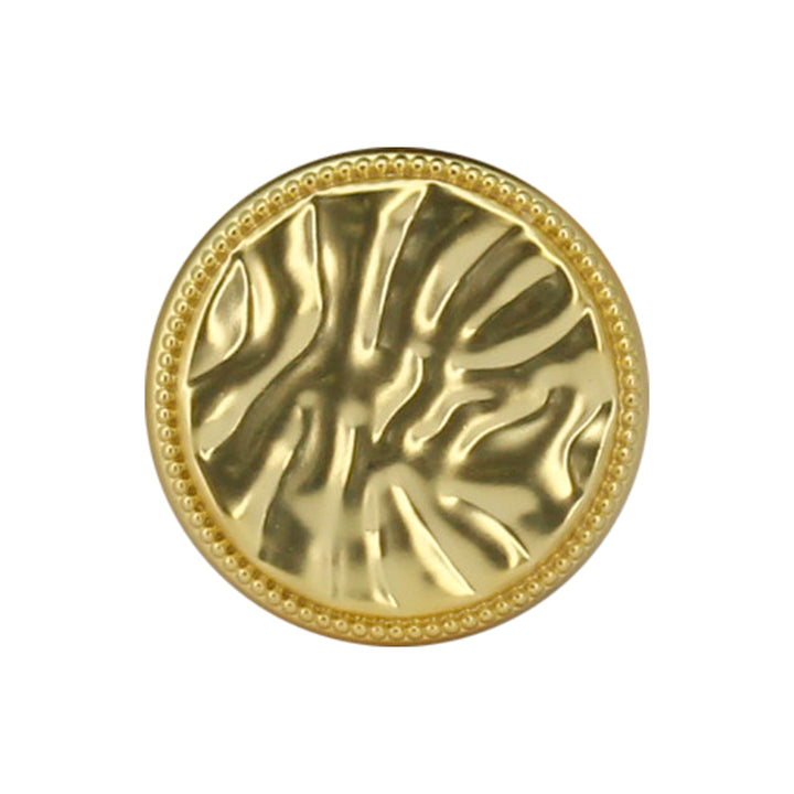 Metal shank gold button