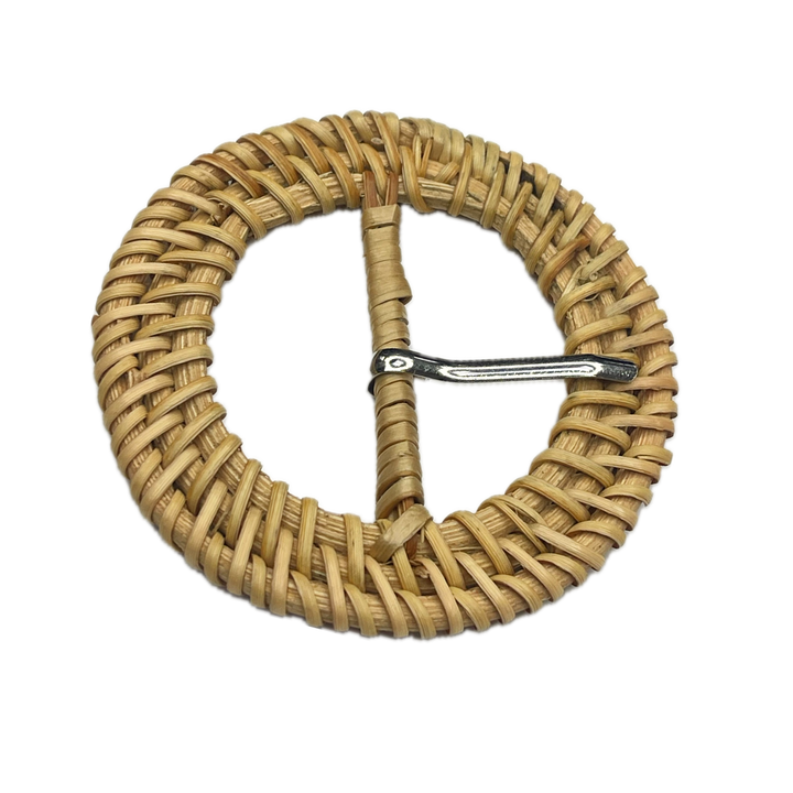 Elegant Raffia Buckle