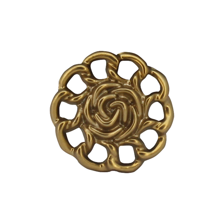 Clothing Gold Floral Design Buttons