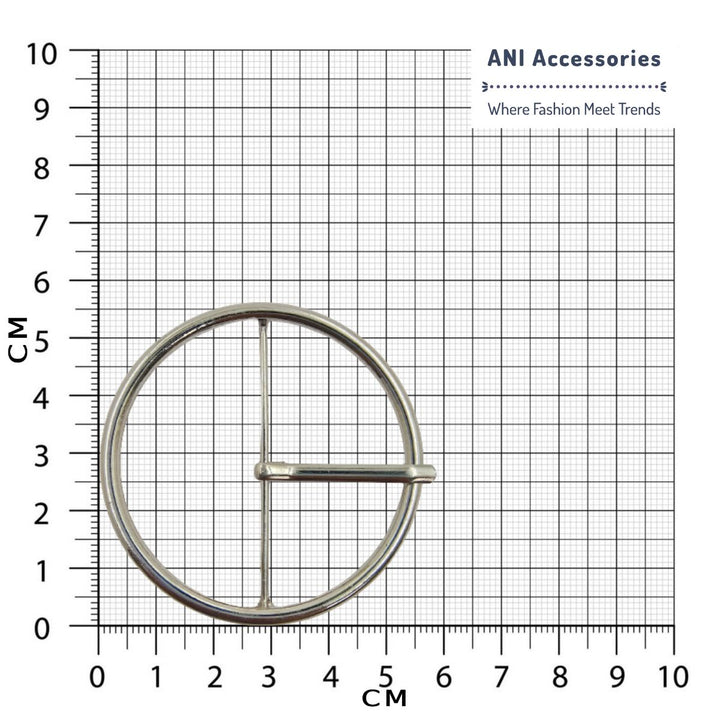Classic Round  Alloy Prong Buckles