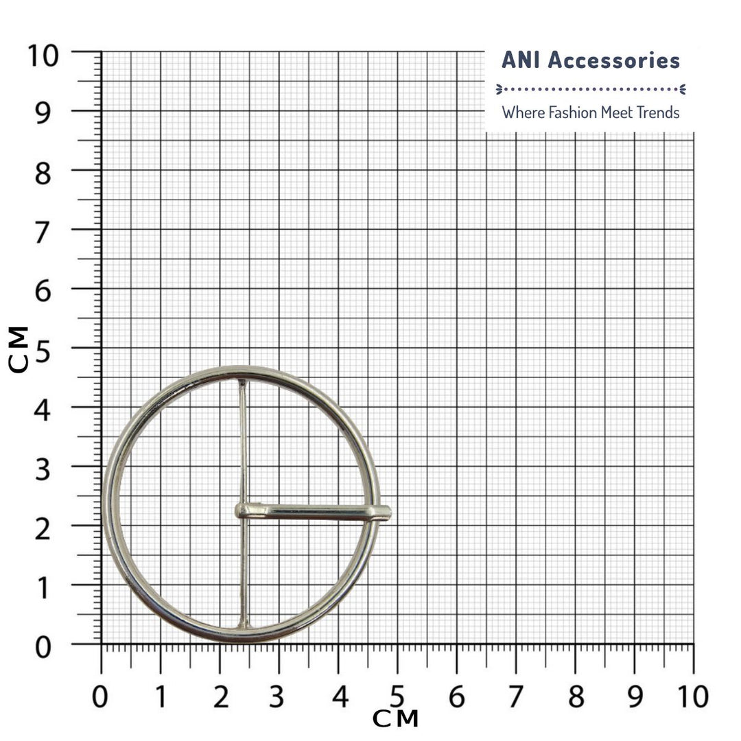 Classic Round  Alloy Prong Buckles
