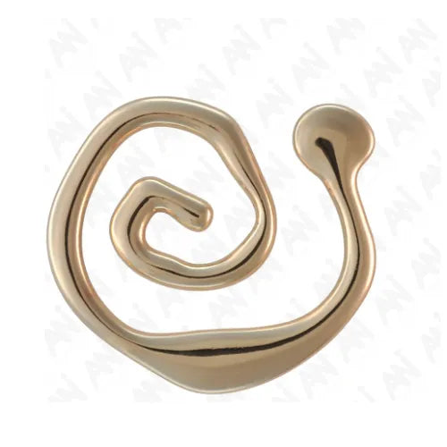 Spiral Inspire Gold & Silver Metal Buckle