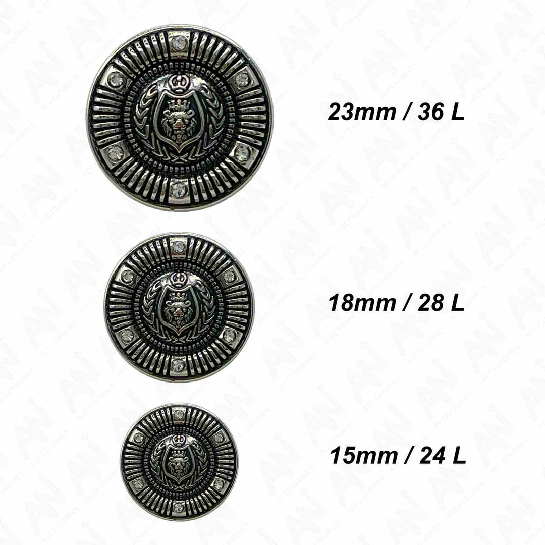 Stylish Decorative Metal Buttons