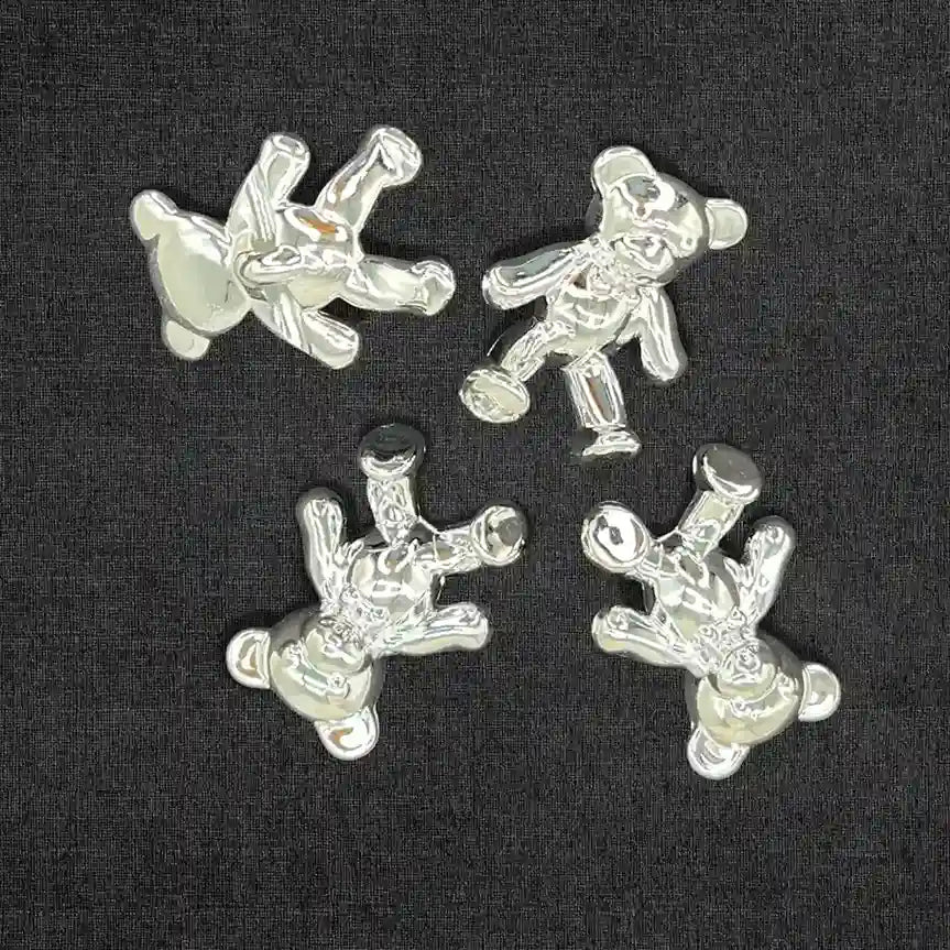 3D Sew on Silicon Teddy Bear Embellishment