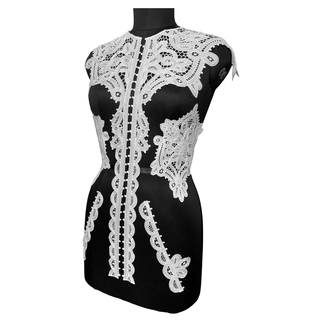 Women's Wear Designer Lace Yoke Set