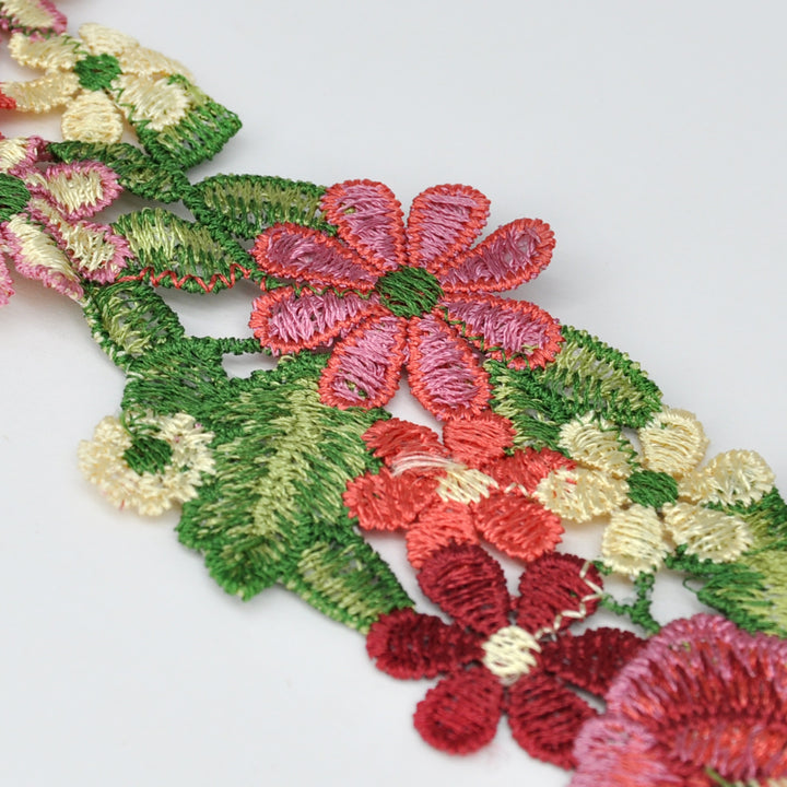 Bloom Embroidered Floral Lace | 2 Meter