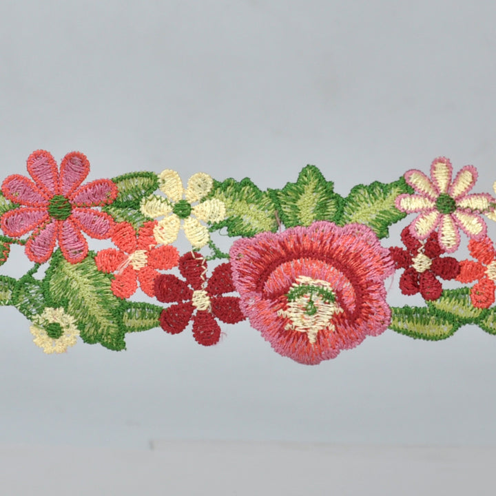 Bloom Embroidered Floral Lace | 2 Meter