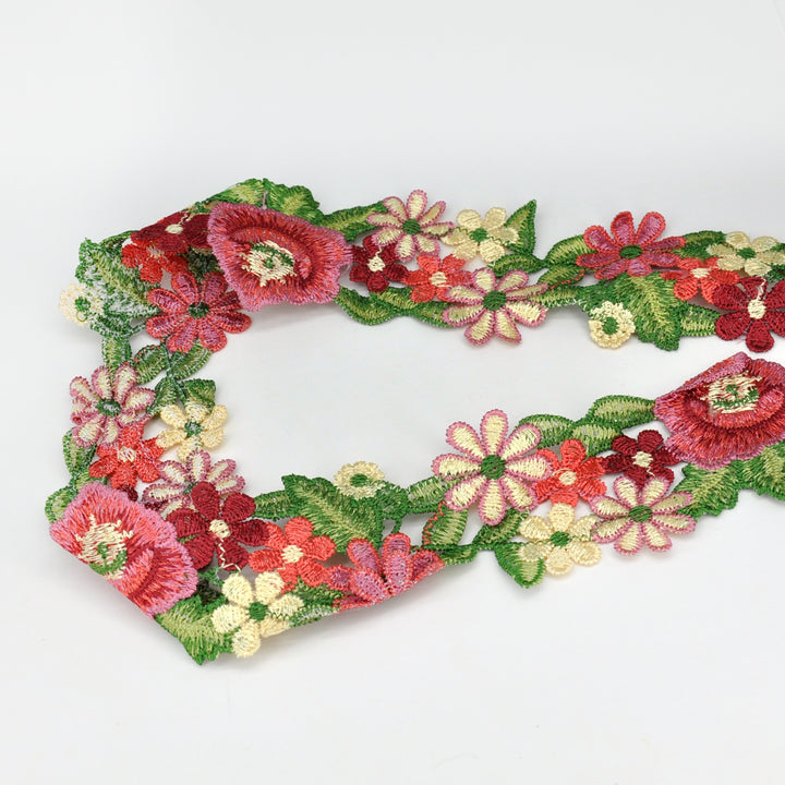 Bloom Embroidered Floral Lace | 2 Meter