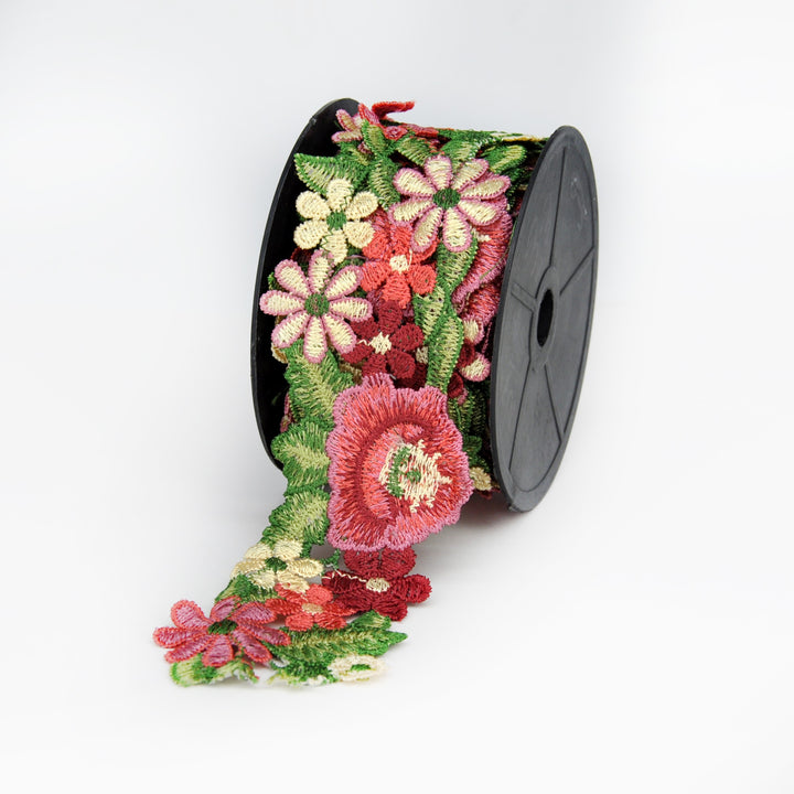 Bloom Embroidered Floral Lace | 2 Meter