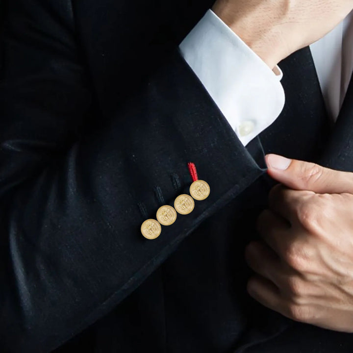 Lion Gold Color Metal Buttons