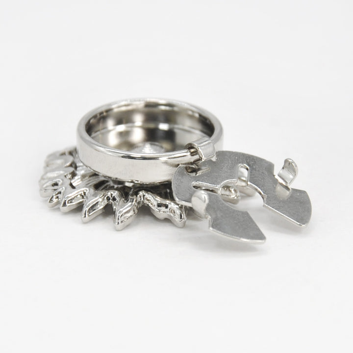 Stylish Metal Button Covers | Set of 2