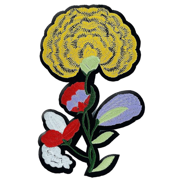 Unique Blossom Design Sew Patch