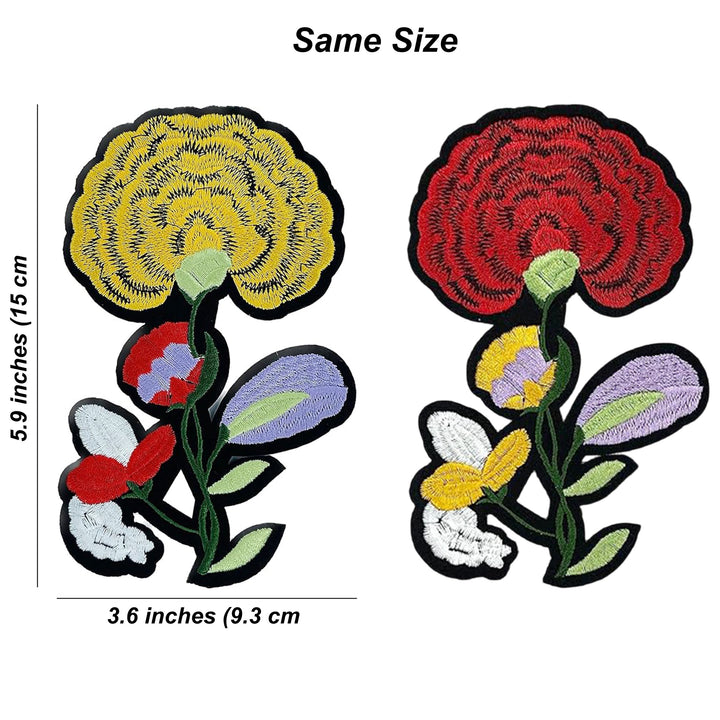 Unique Blossom Design Sew Patch