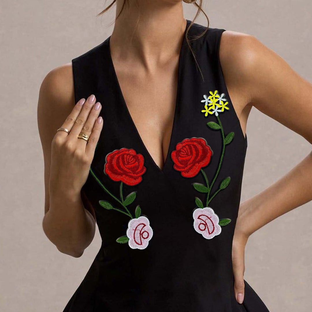 Blossom Cascade Hot-Fix or Sew Patch