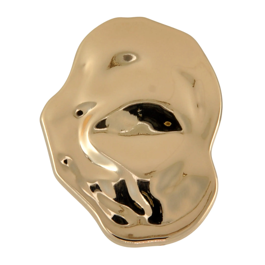 Hammered Crinkled Metal Buttons | 48mm