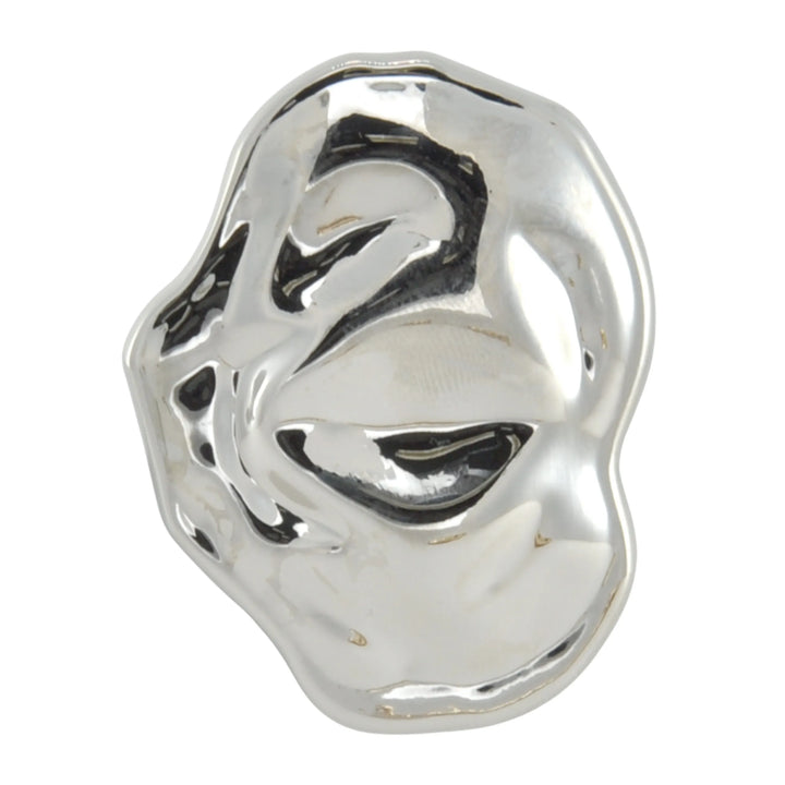 Hammered Crinkled Metal Buttons | 48mm