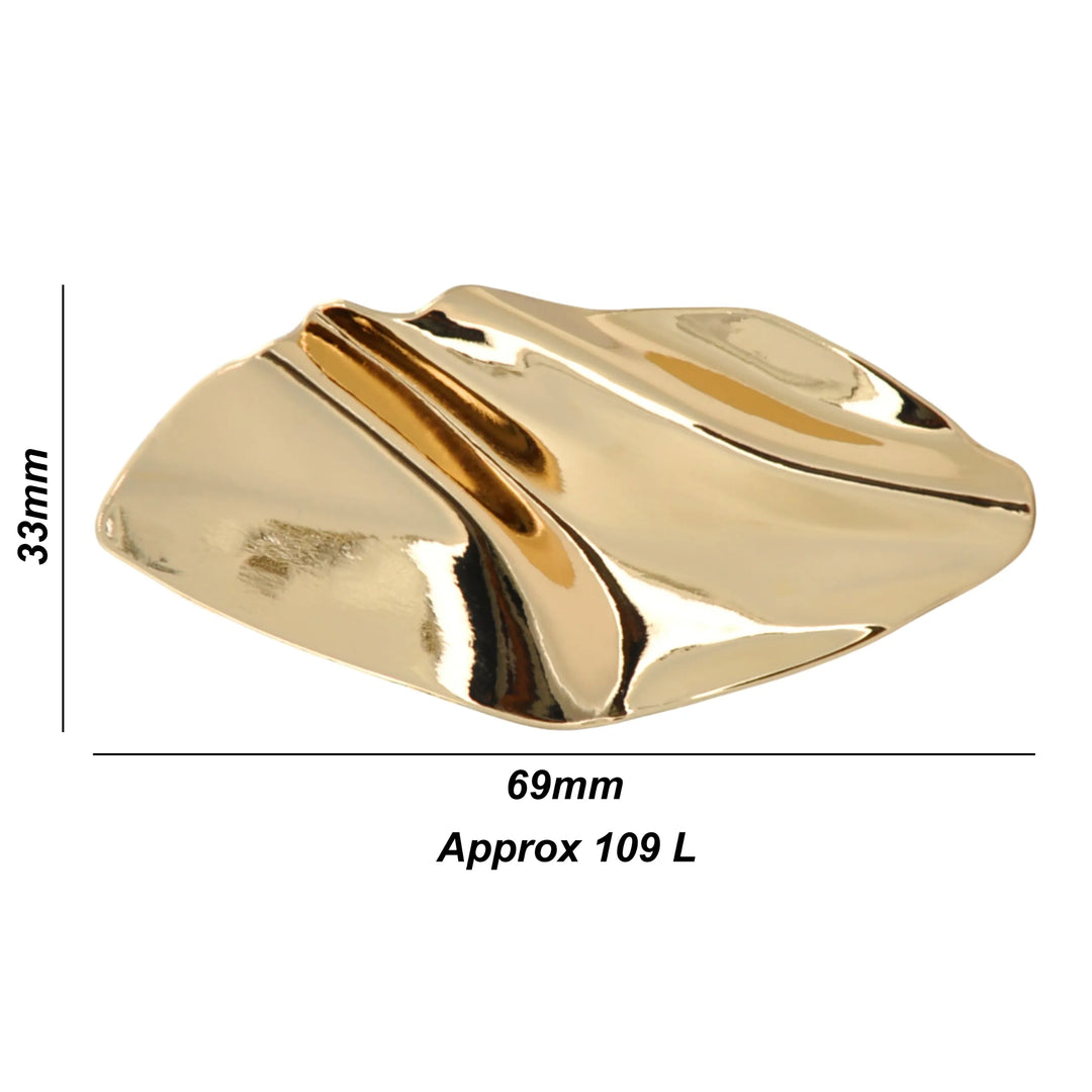 Crumpled Design Buttons | 69mm