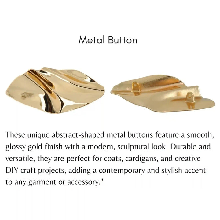Crumpled Design Buttons | 69mm