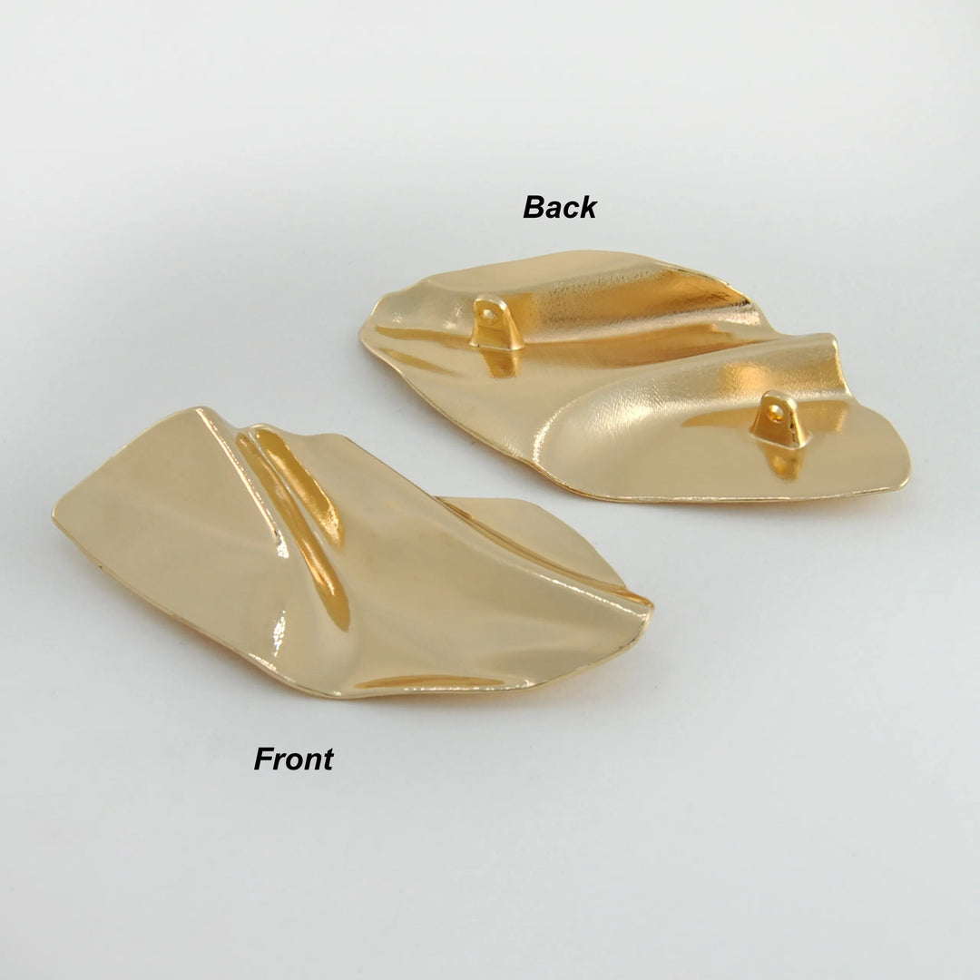 Crumpled Design Buttons | 69mm