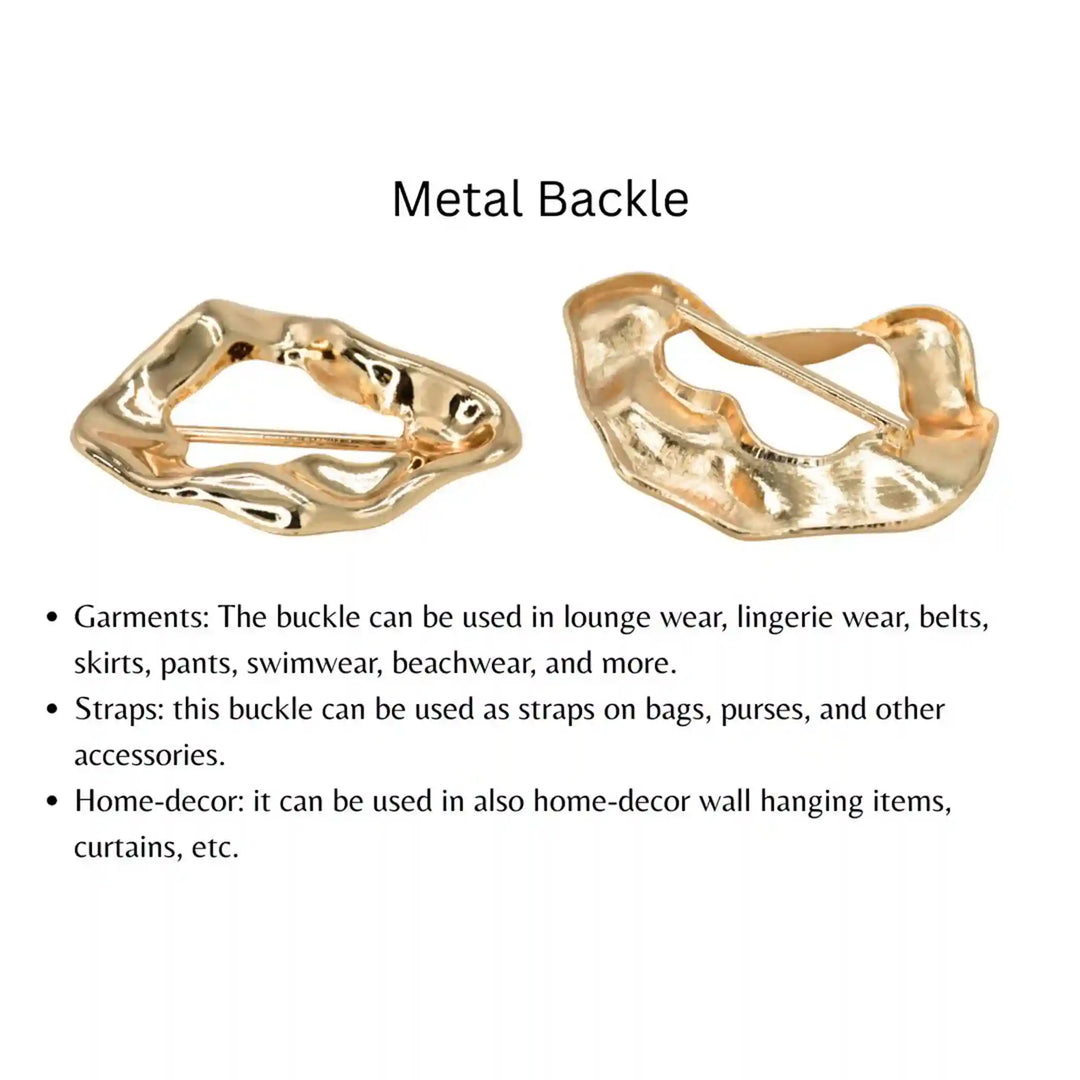 Liquid Organic Golden Buckle