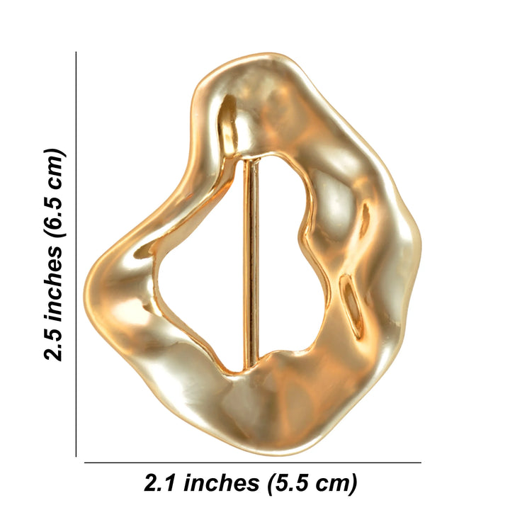 Liquid Organic Golden Buckle