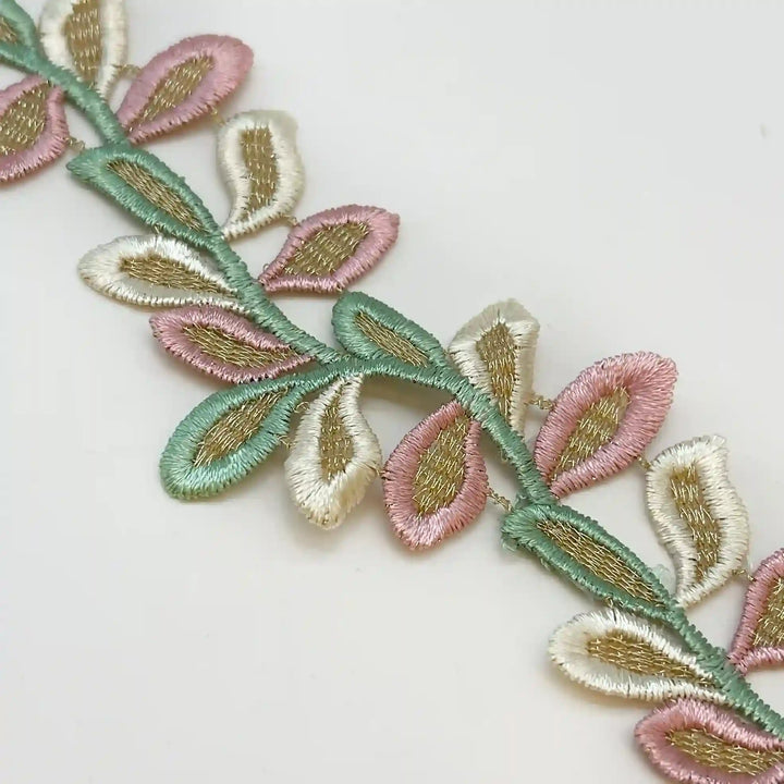 Leaf Style Embroidery Lace
