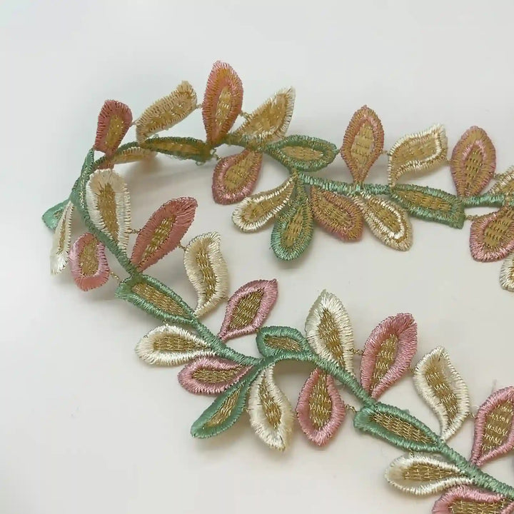 Leaf Style Embroidery Lace