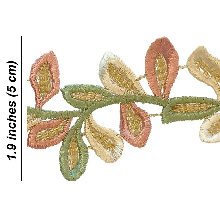 Leaf Style Embroidery Lace