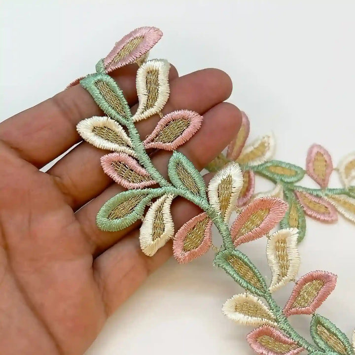 Leaf Style Embroidery Lace