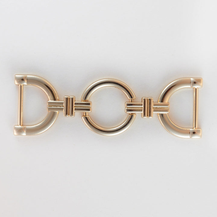 Double D-Ring Horse Bit Buckle
