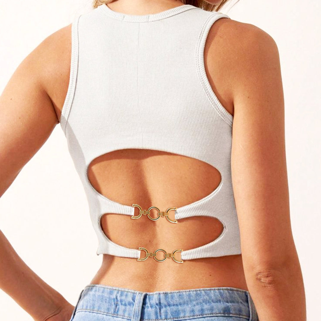 Double D-Ring Horse Bit Buckle