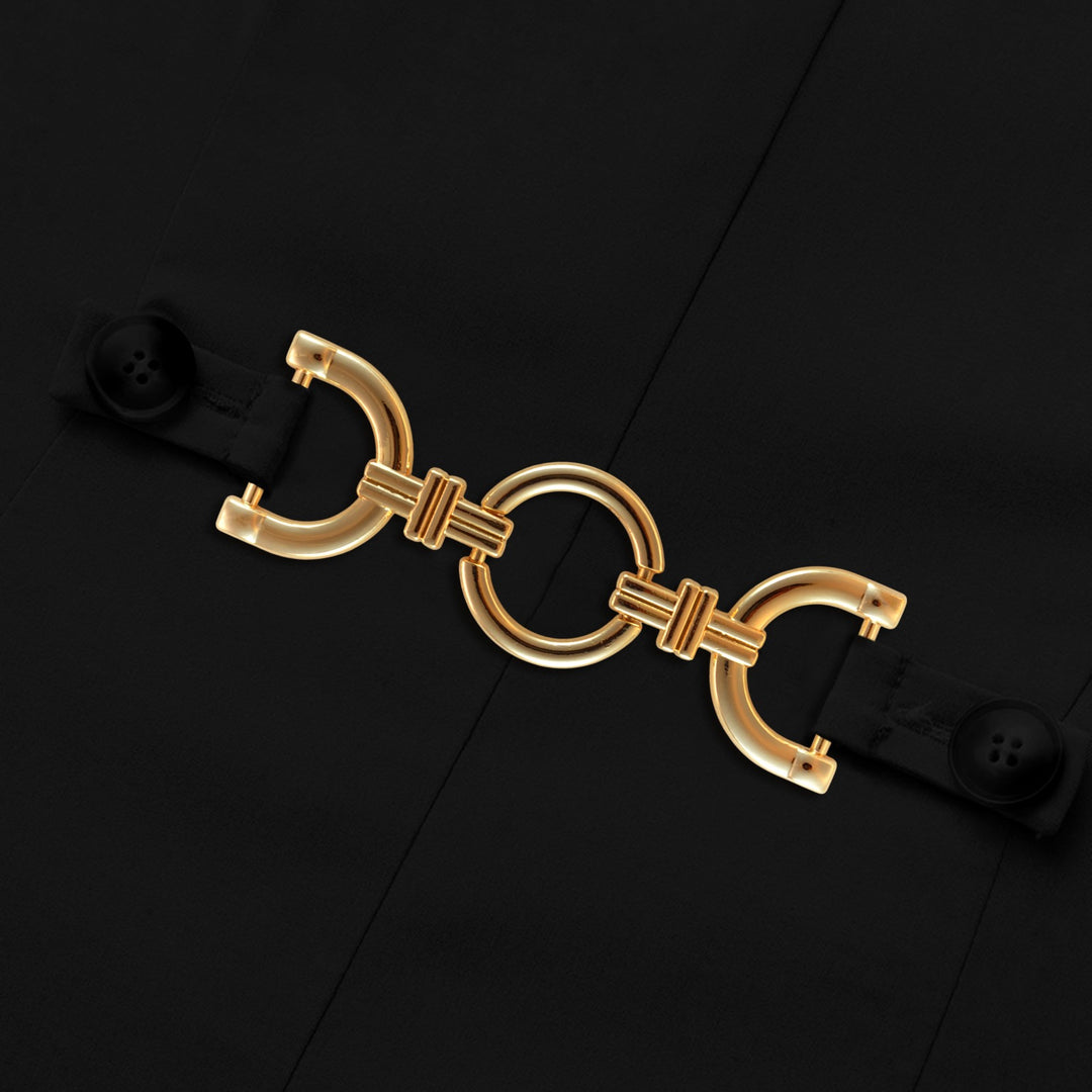 Double D-Ring Horse Bit Buckle