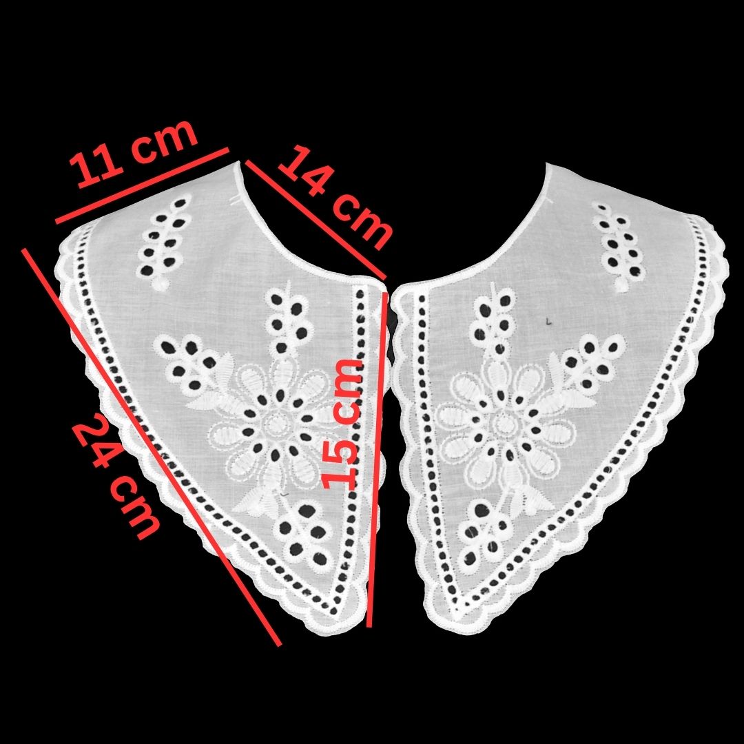 Floral Leaf Style Peter Pan Collar