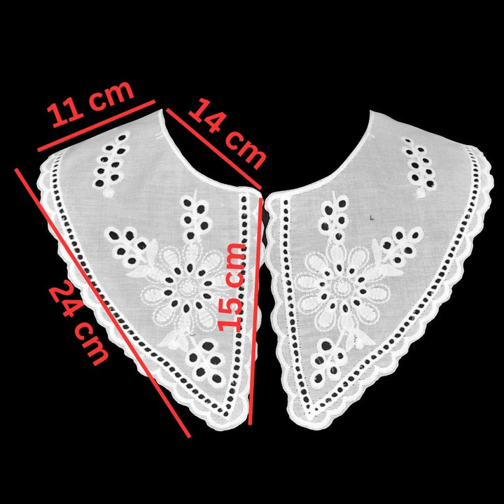 Floral Leaf Style Peter Pan Collar
