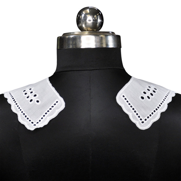 Floral Leaf Style Peter Pan Collar