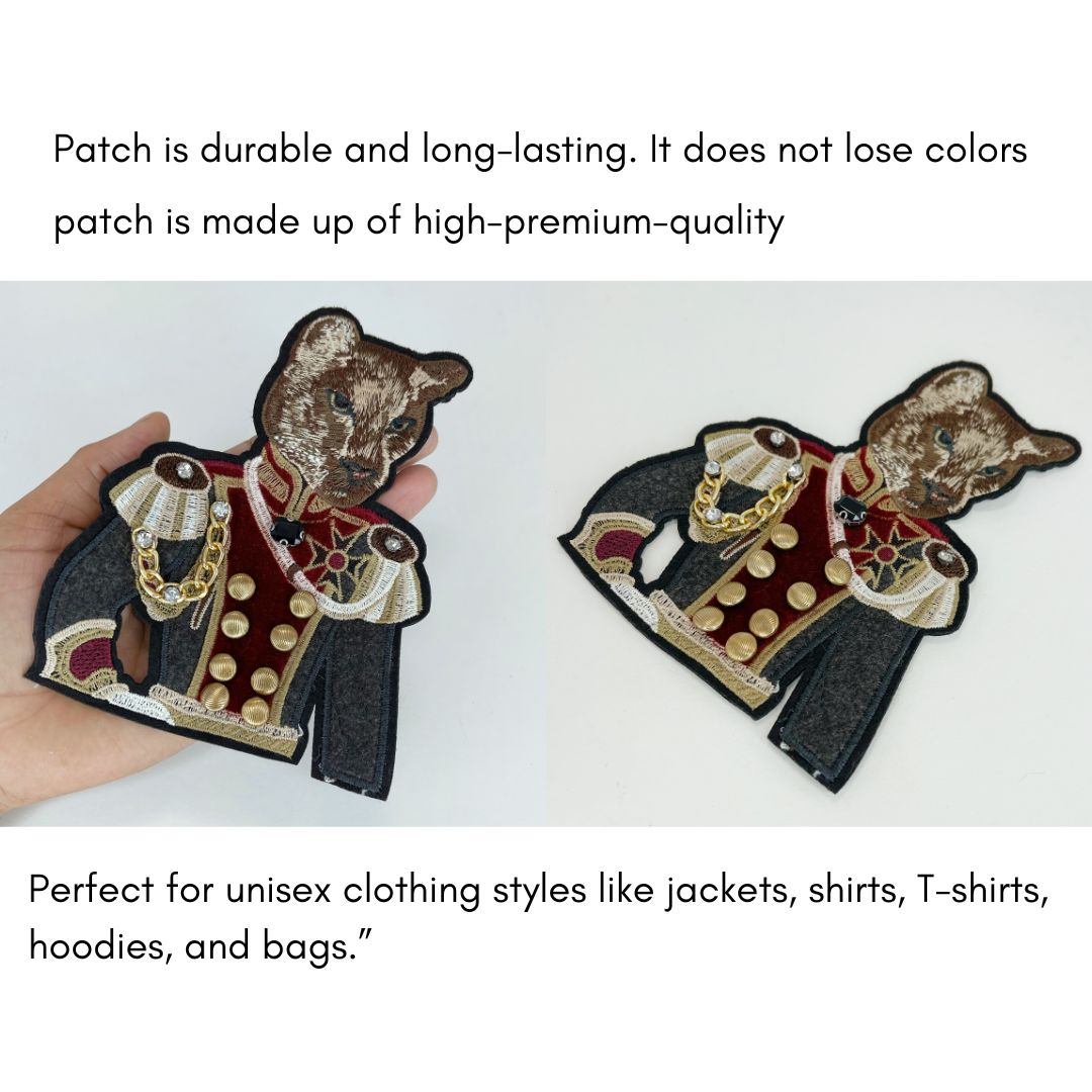 Feline Officer Sew Patch