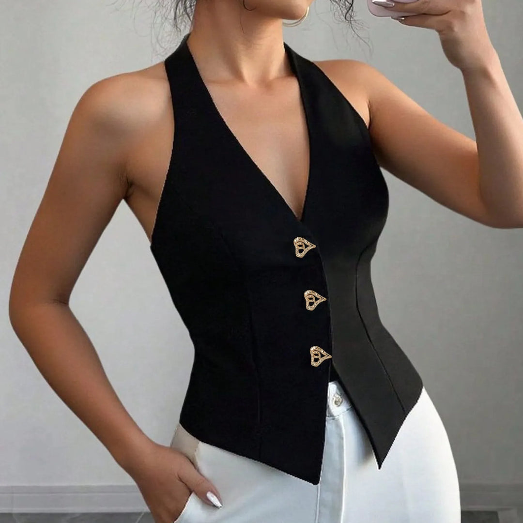 Heart Shaped Golden Metal Buttons | 28mm(44L)