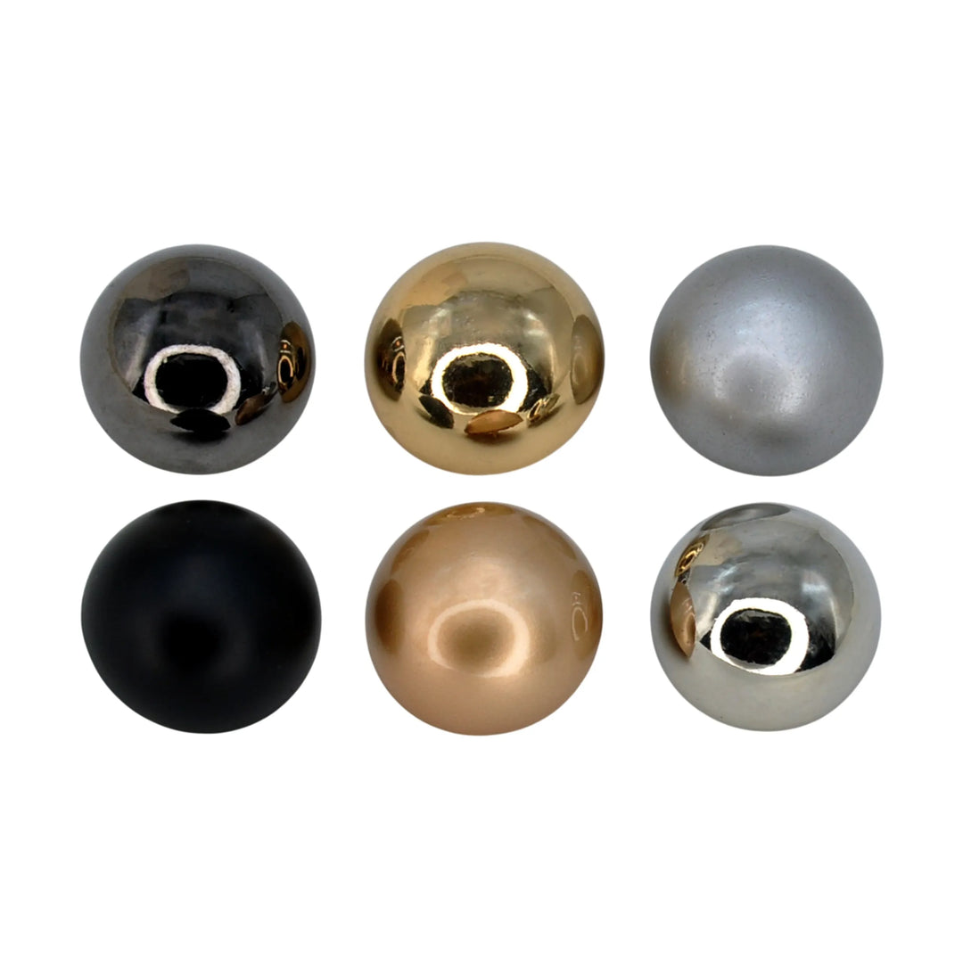 Round Metal with Shank Dome Button