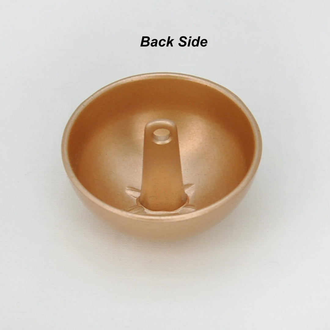 Round Metal with Shank Dome Button