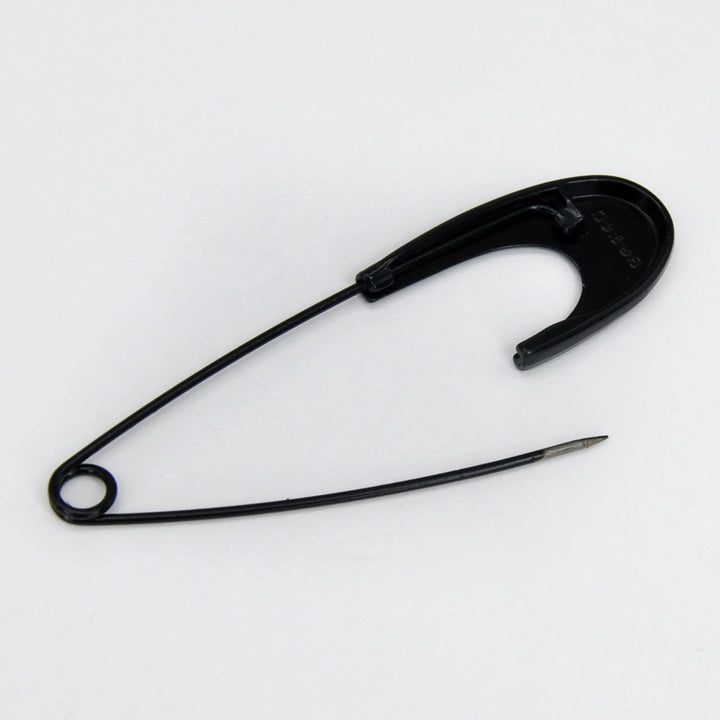 Black Decorative Safety Pin | 3.3 inches(8.5cm)