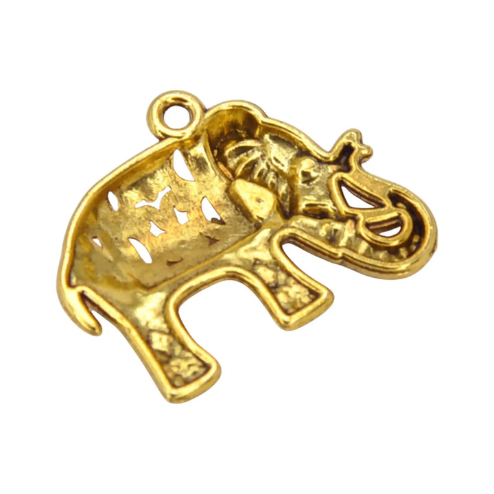 Royal Elephant Grace Metal Pendant | 22mm x 25mm