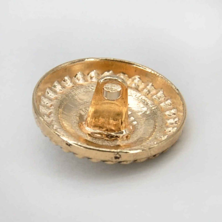 Antique Lion Motif Shank Metal Button | 18mm(28L) & 23mm(36L)