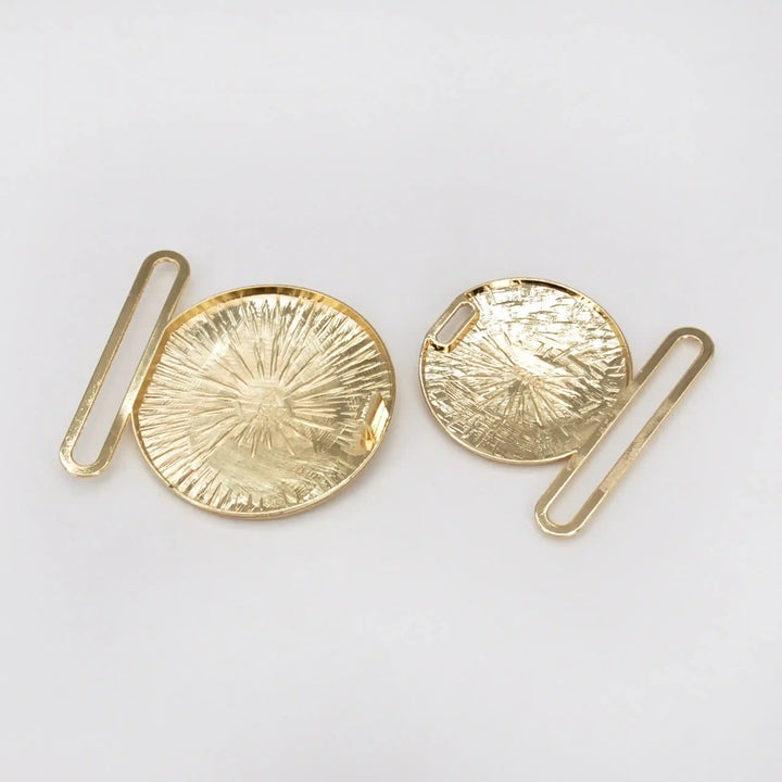 Textura Gold Metal Buckle | 10cm