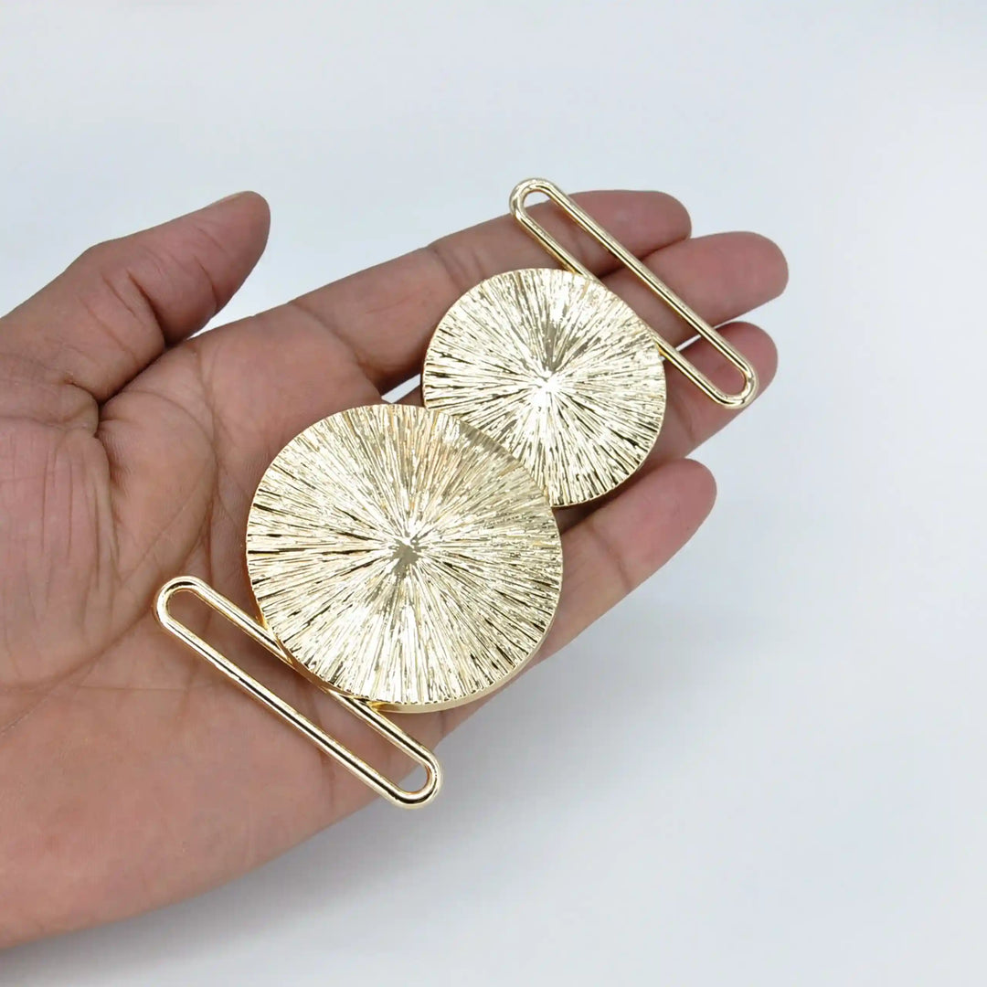 Textura Gold Metal Buckle | 10cm