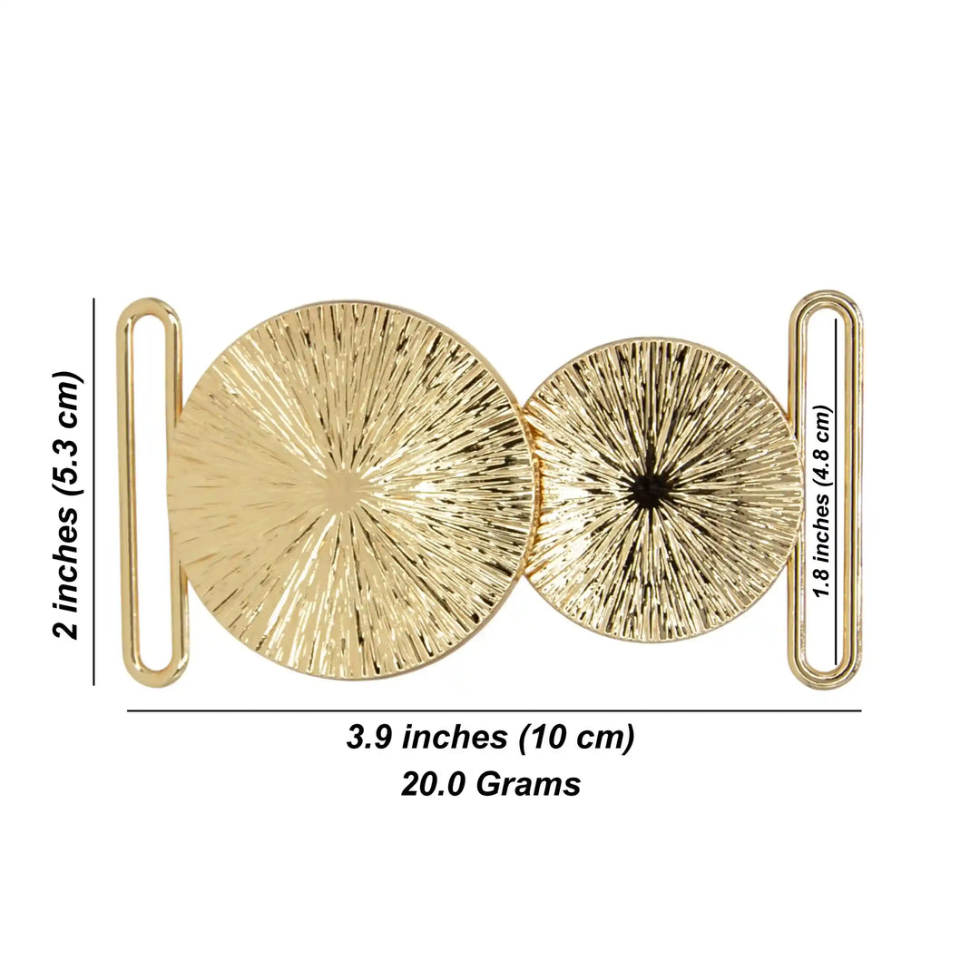 Textura Gold Metal Buckle | 10cm
