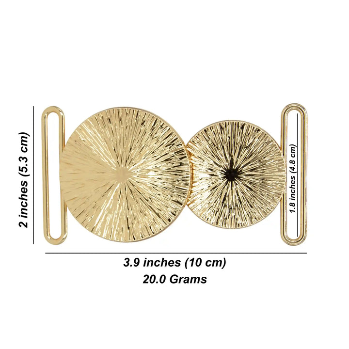 Textura Gold Metal Buckle | 10cm
