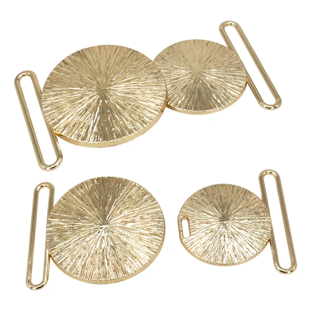 Textura Gold Metal Buckle | 10cm